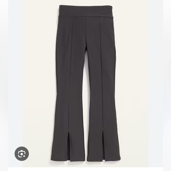 OLD NAVY High-Waisted PowerSoft Flared Split-Hem Performance Leggings Girls 8/M - Picture 1 of 10